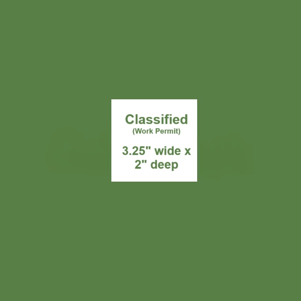 Classified Workpermit